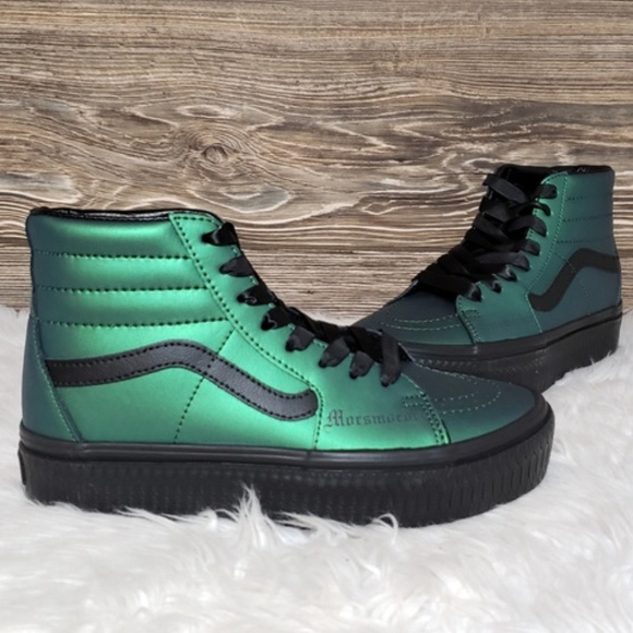 New Vans Harry Potter Dark Arts Green High Tops - Picture 8 of 8